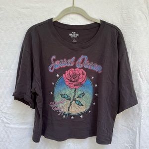 Hollister graphic band tee in large